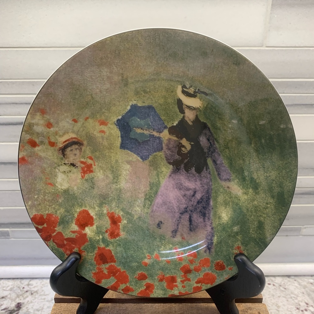 Vintage American Atelier Monet Impressionist Decorative Wall Plate #515